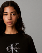 Calvin Klein Jeans - SS Boxy Hand Drawn Monologo Tee - Nero