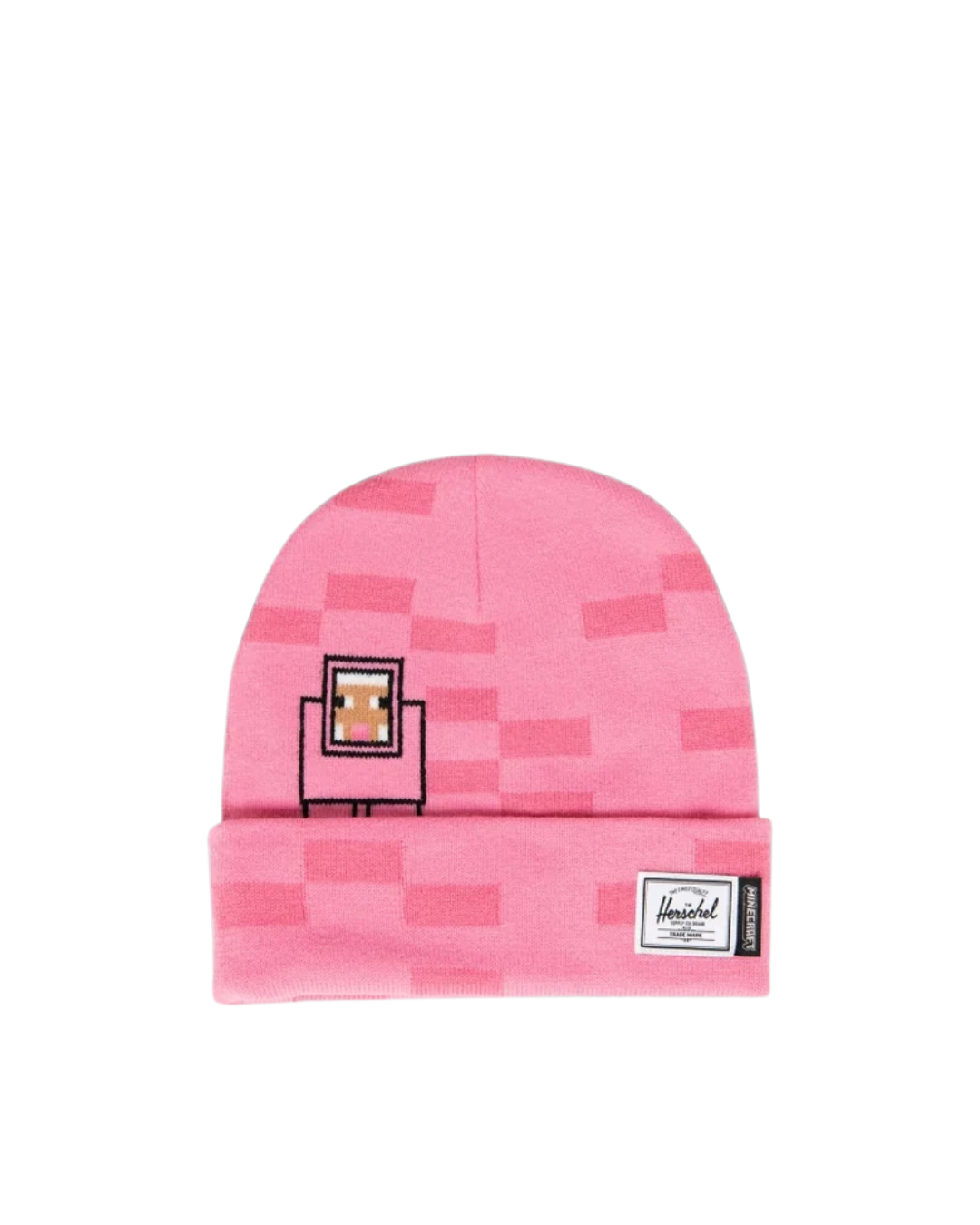 Herschel - Minecraft Elmer Kids Beanie - Pink Sheep