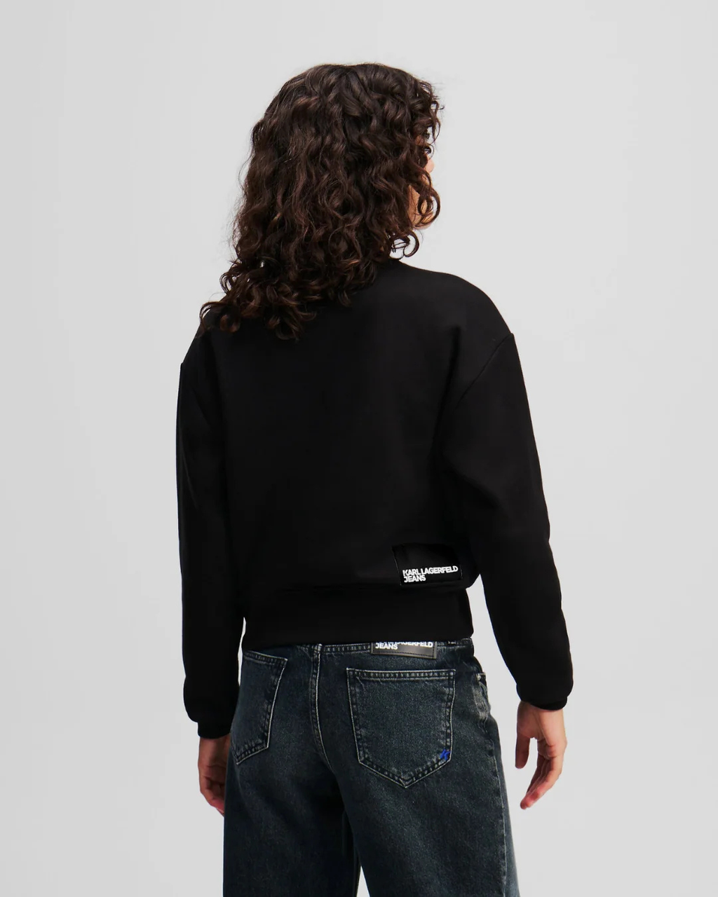 Karl Lagerfeld Jeans - Klj Reg Essential Logo Sweat - Nero