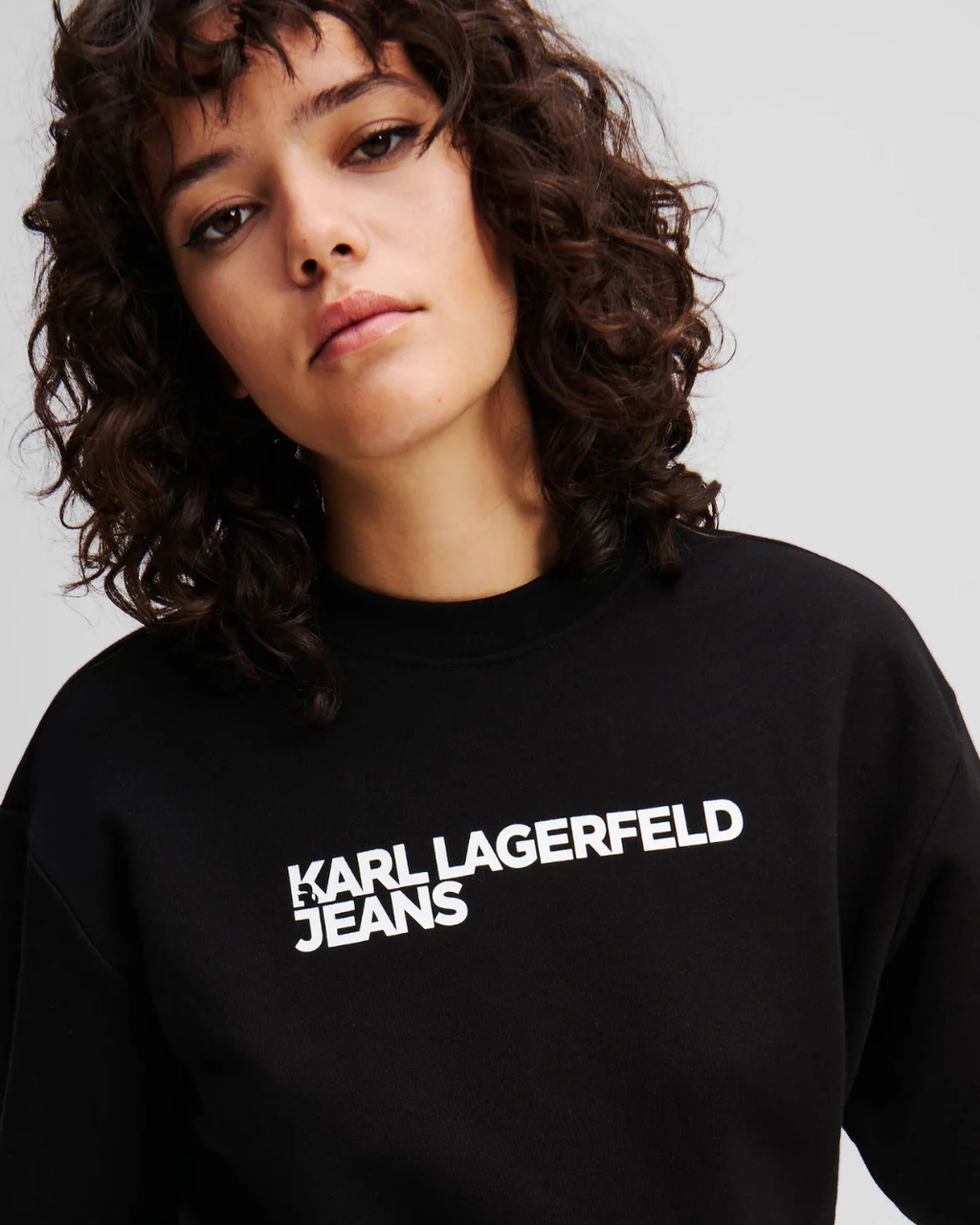 Karl Lagerfeld Jeans - Klj Reg Essential Logo Sweat - Nero