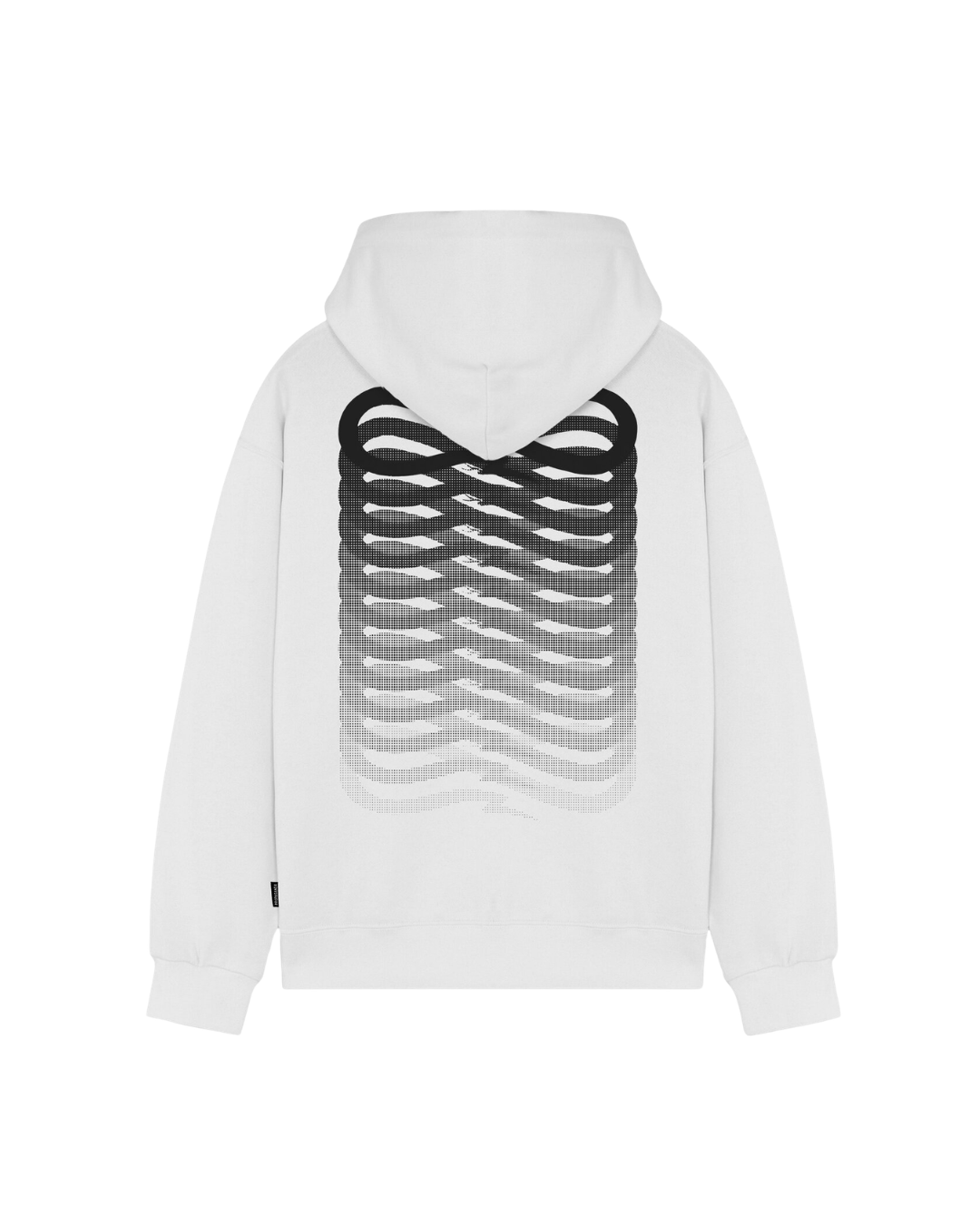Propaganda - Hoodie Ribs - Bianco