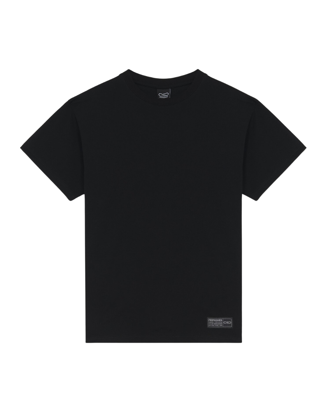 Propaganda - T-Shirt M/M Label Bicolor - Nero