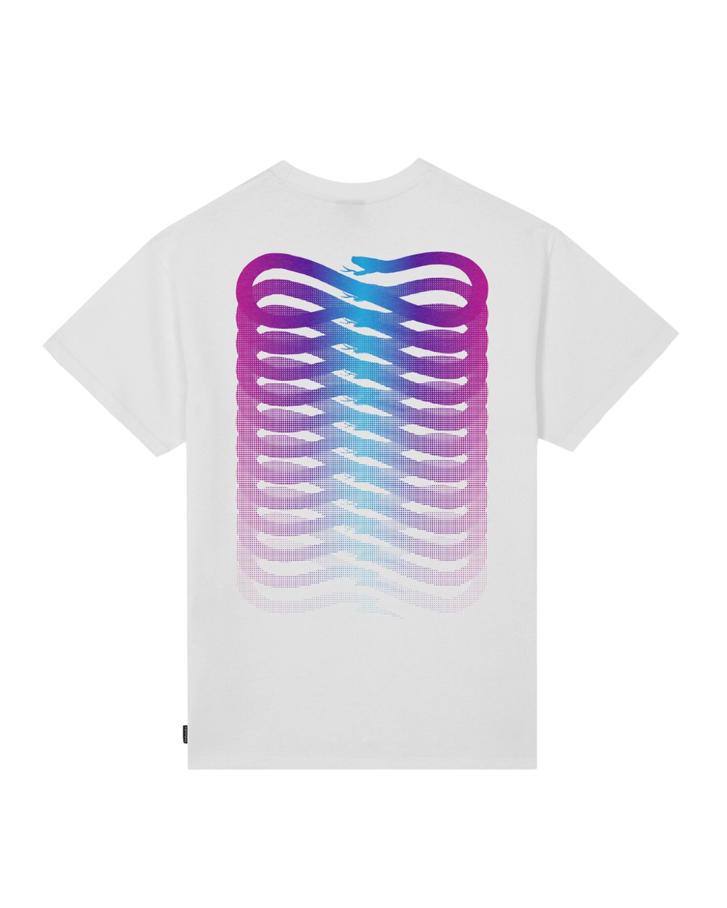 Propaganda - T-Shirt M/M Ribs Gradient - Bianco