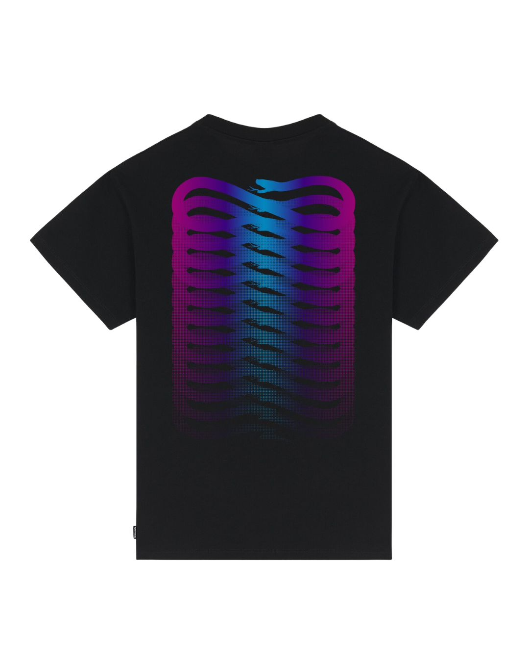 Propaganda - T-Shirt M/M Ribs Gradient - Nero