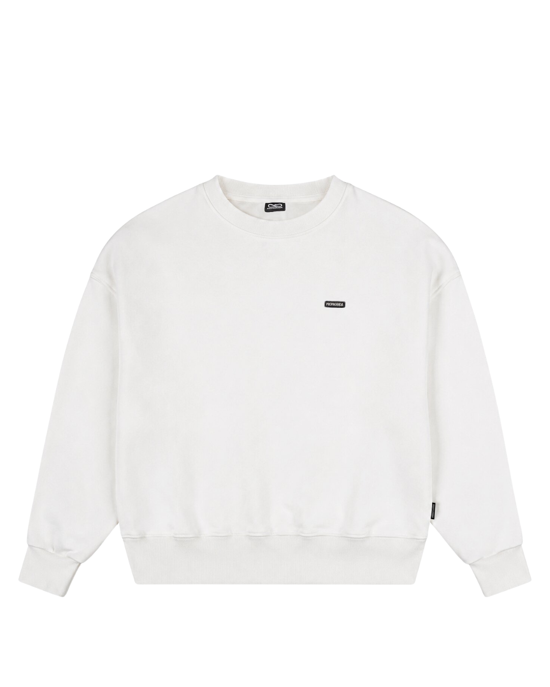 Propaganda - Crewneck Box Logo Woman - Bianco