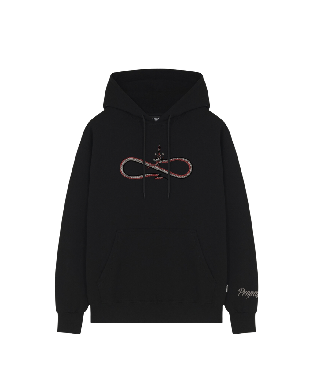 Propaganda - Hoodie Logo Sword - Nero