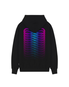 Propaganda - Hoodie Ribs Gradient - Nero