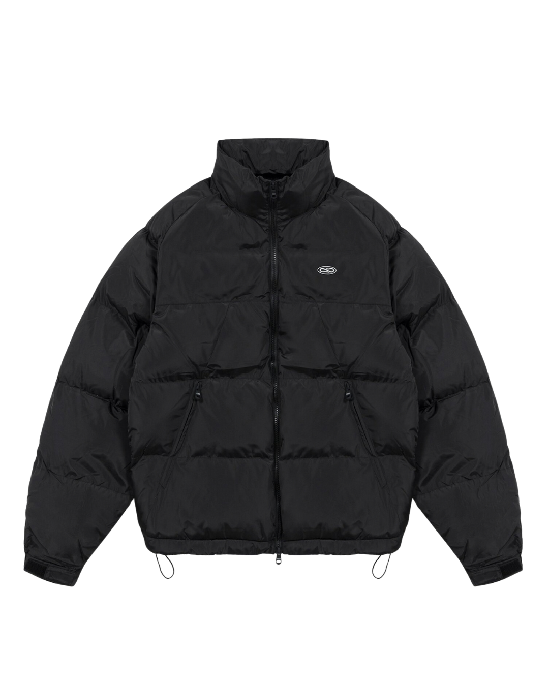 Propaganda - Puffer Jacket Logo Atom - Nero