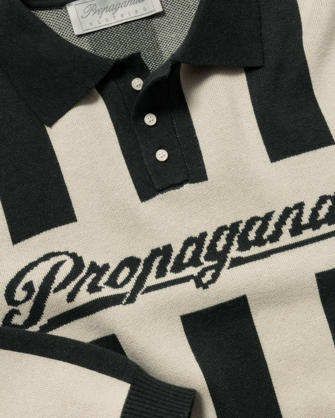 Propaganda - Sweater Stripe - Green Cream