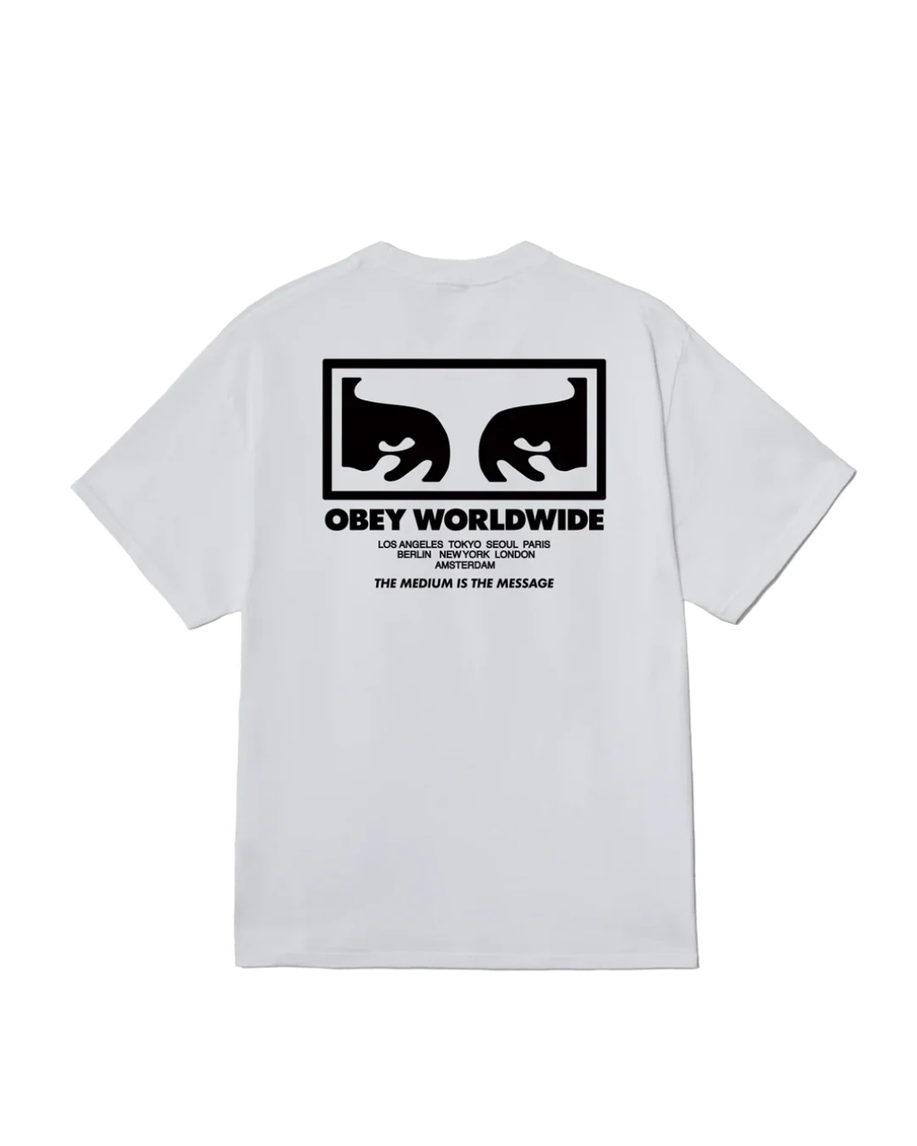 Obey - Obey The Medium Is The Message Tee - Bianco