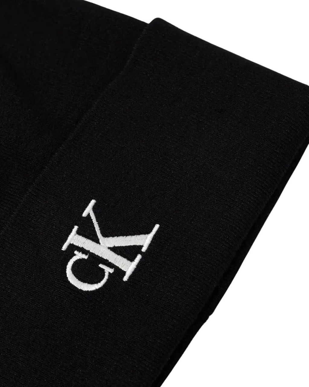 Calvin Klein - CK Fine Rib Beanie - Nero