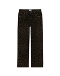 Obey - Studded Boxcar Straight Leg Denim - Dark Leopard