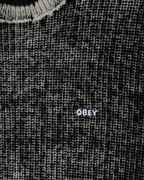 Obey - Obey Spray Effect Sweater - Dark Black Multi