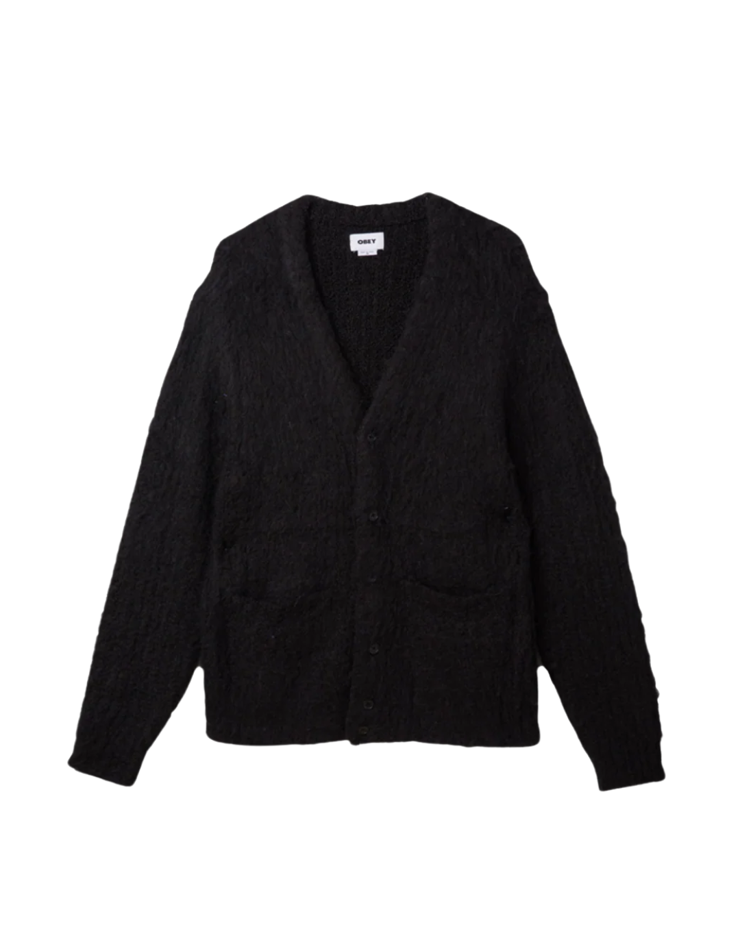 Obey - Patron Cardigan - Nero