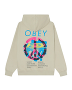 Obey - Obey Peace Brick Hood Fleece - Moonstruck