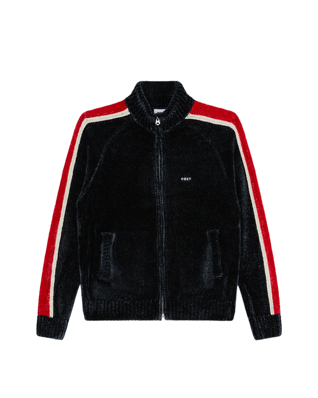 Obey - Obey Varen Zip Up Sweater - Navy Multi