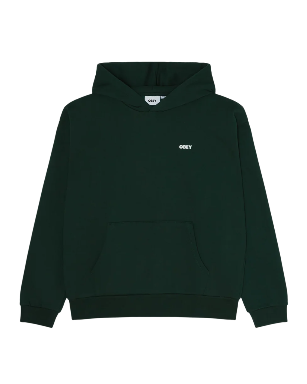 Obey - Bold Icon Extra Heavy Hood Fleece - Green Gables