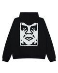 Obey - Bold Icon Extra Heavy Hood Fleece - Nero