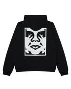 Obey - Bold Icon Extra Heavy Hood Fleece - Nero