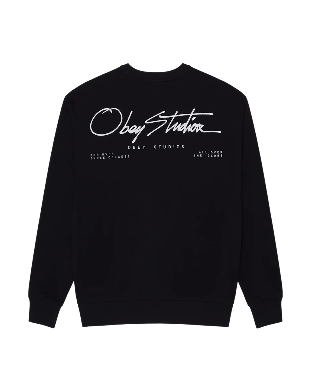 Obey - Obey Autograph Crew Fleece - Nero