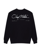 Obey - Obey Autograph Crew Fleece - Nero