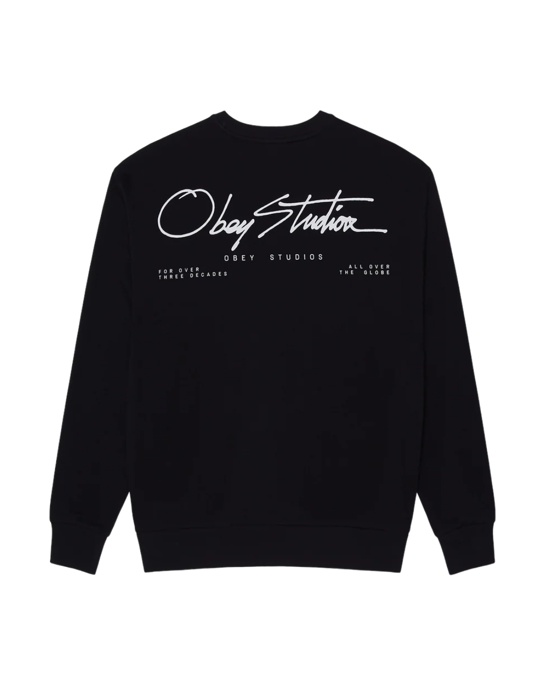 Obey - Obey Autograph Crew Fleece - Nero