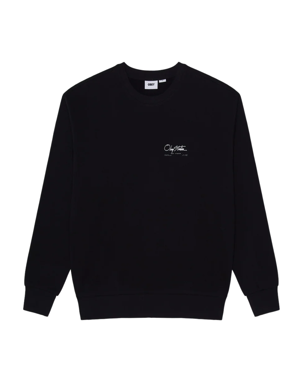 Obey - Obey Autograph Crew Fleece - Nero