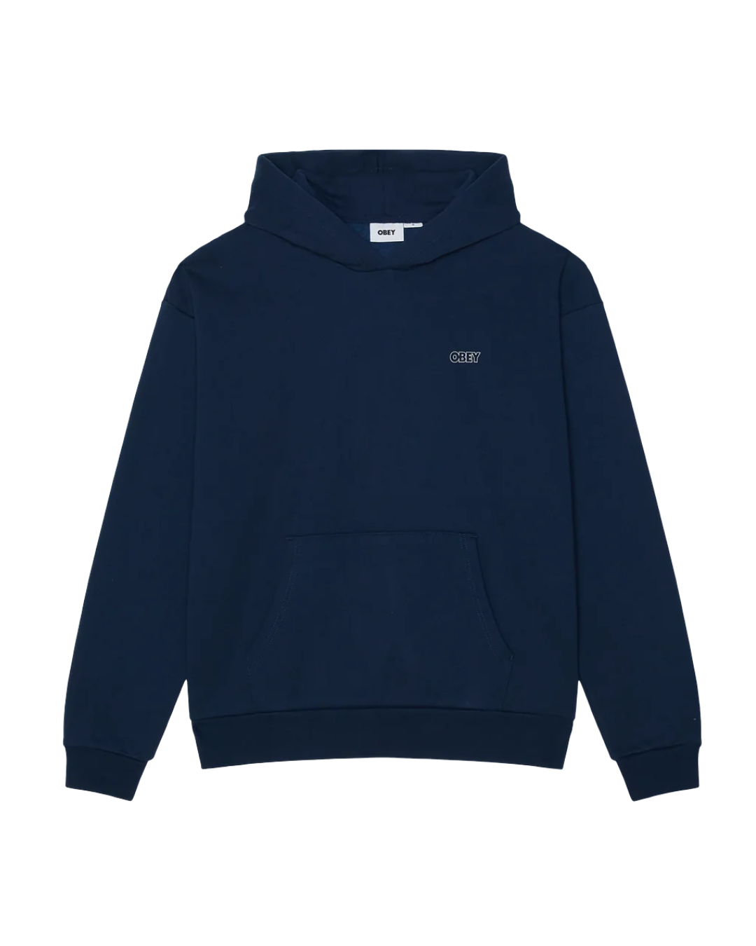 Obey - Treble Extra Heavy Hood Fleece - Pigment Blue