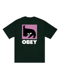 Obey - Obey Quarter Eye Icon Tee - Forest Green