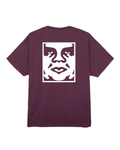 Obey - Obey Bold Icon Face Tee - Pigment Plum Perfect