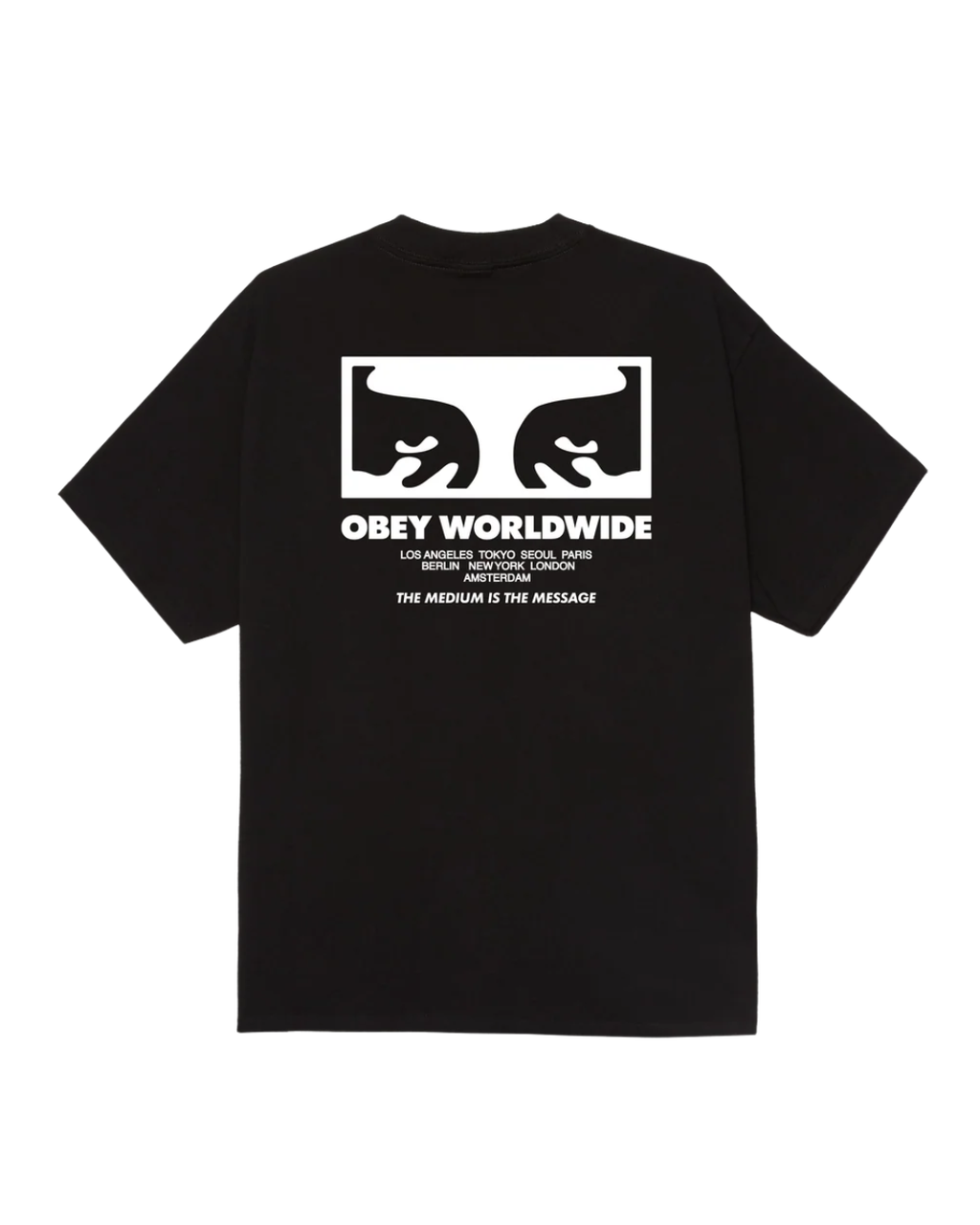 Obey - Obey The Medium Is The Message Tee - Nero