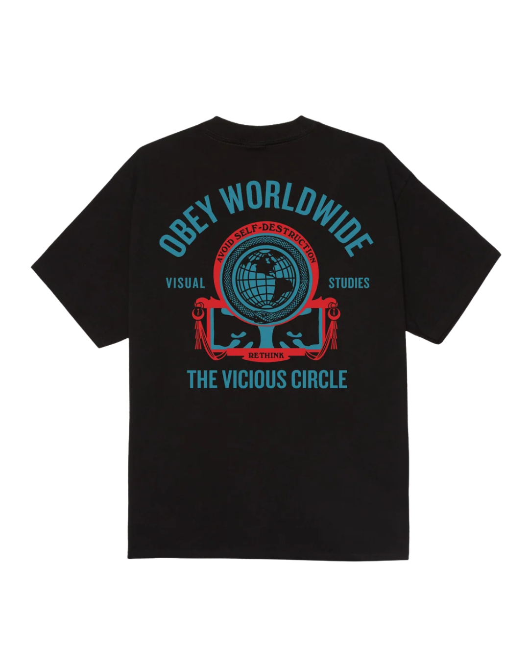 Obey - Obey Vicious Circle Tee - Nero