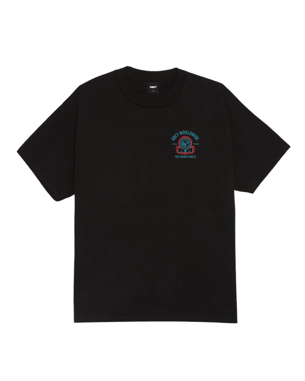 Obey - Obey Vicious Circle Tee - Nero