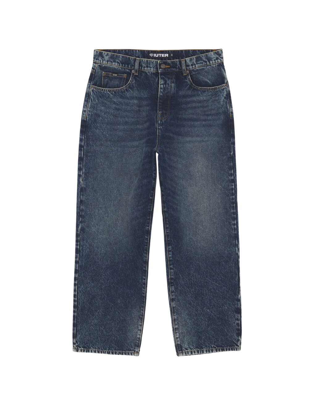 Iuter - Baggy Denim Pants - Darkblue