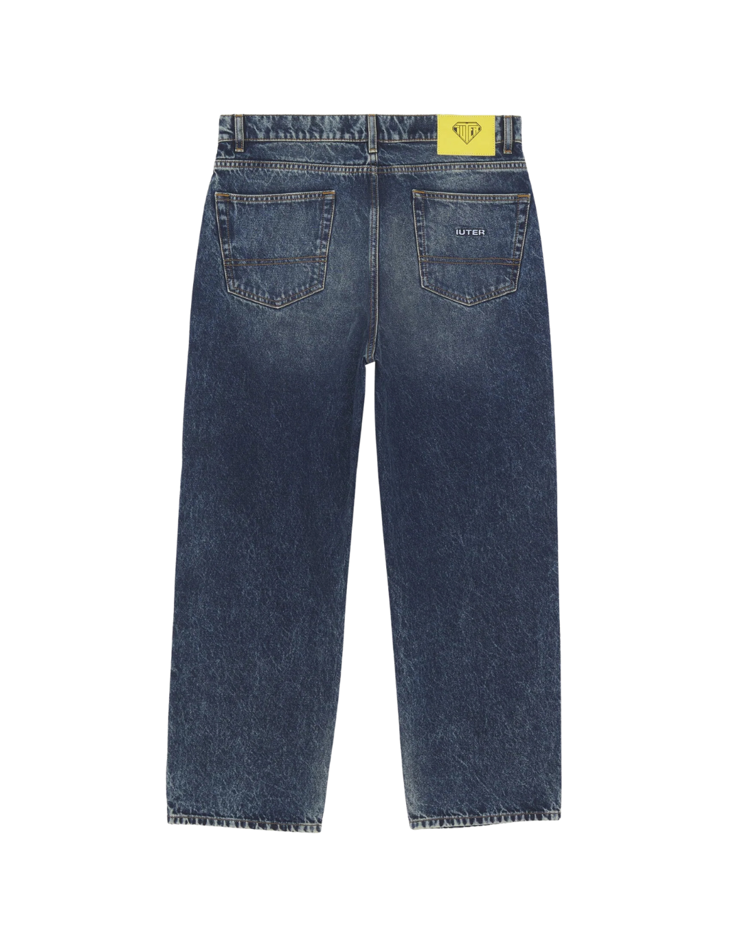 Iuter - Baggy Denim Pants - Darkblue