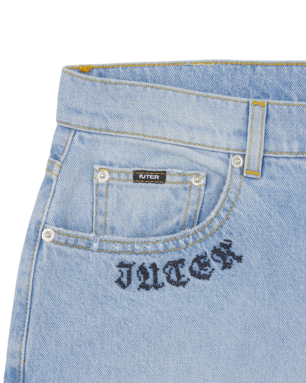Iuter - Courage Baggy Denim Pants - Bluedst