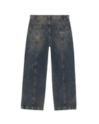 Iuter - Grid Zipped Denim Pants - Yellowfade
