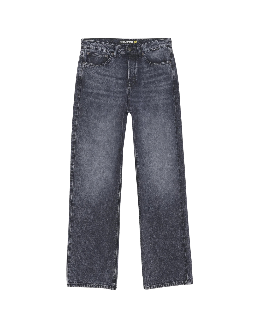 Iuter - Loose Denim Pants - Blacktr
