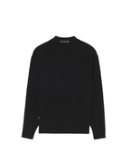 Iuter - Courage Half Zip Knit Polo - Nero
