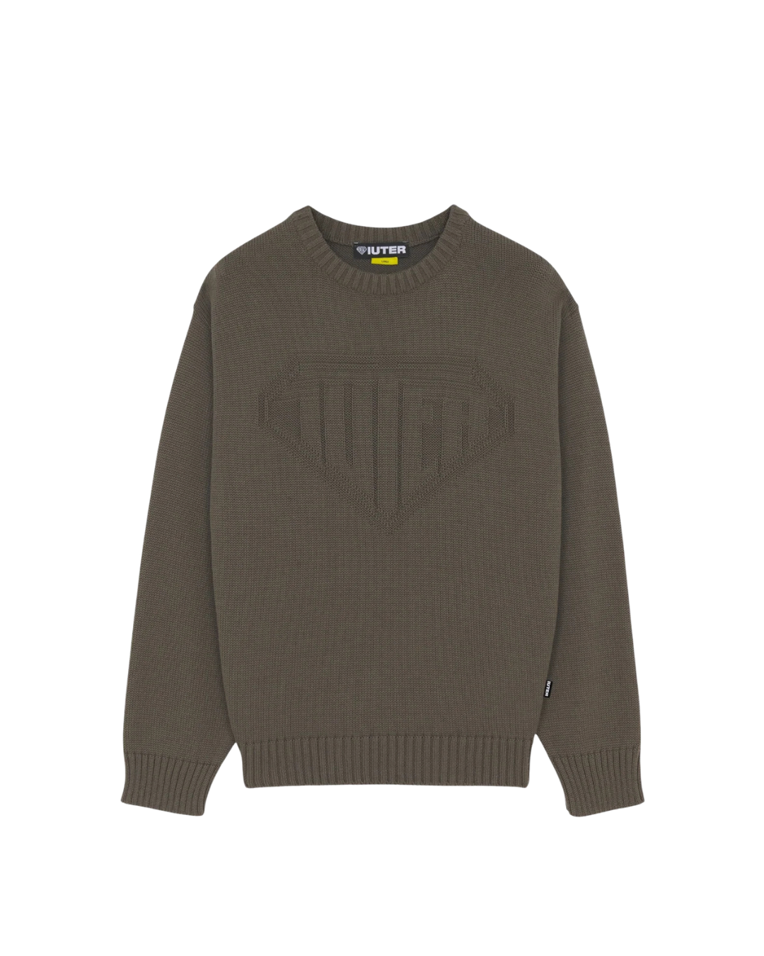 Iuter - Link Logo Knit Sweater - Brown