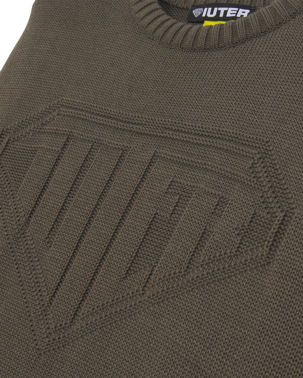 Iuter - Link Logo Knit Sweater - Brown