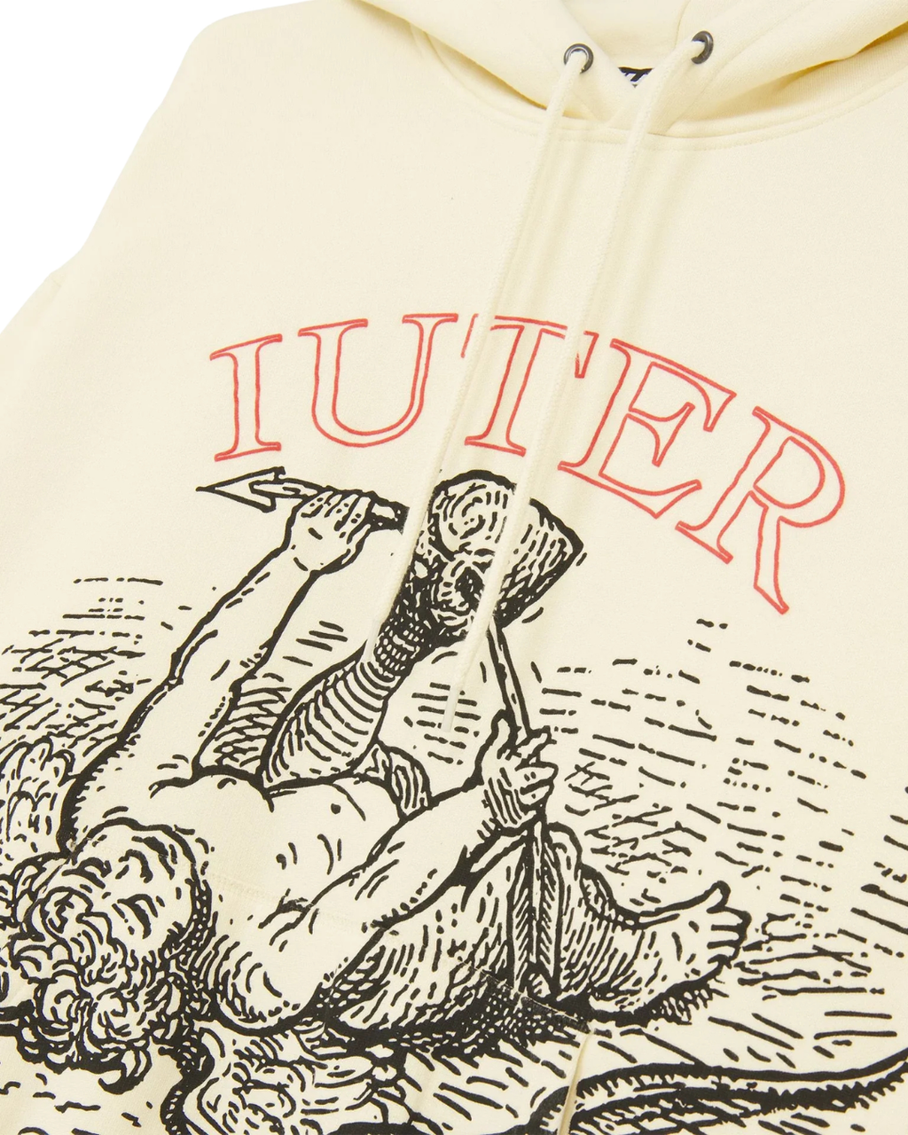 Iuter - Damage Hoodie - Ivory