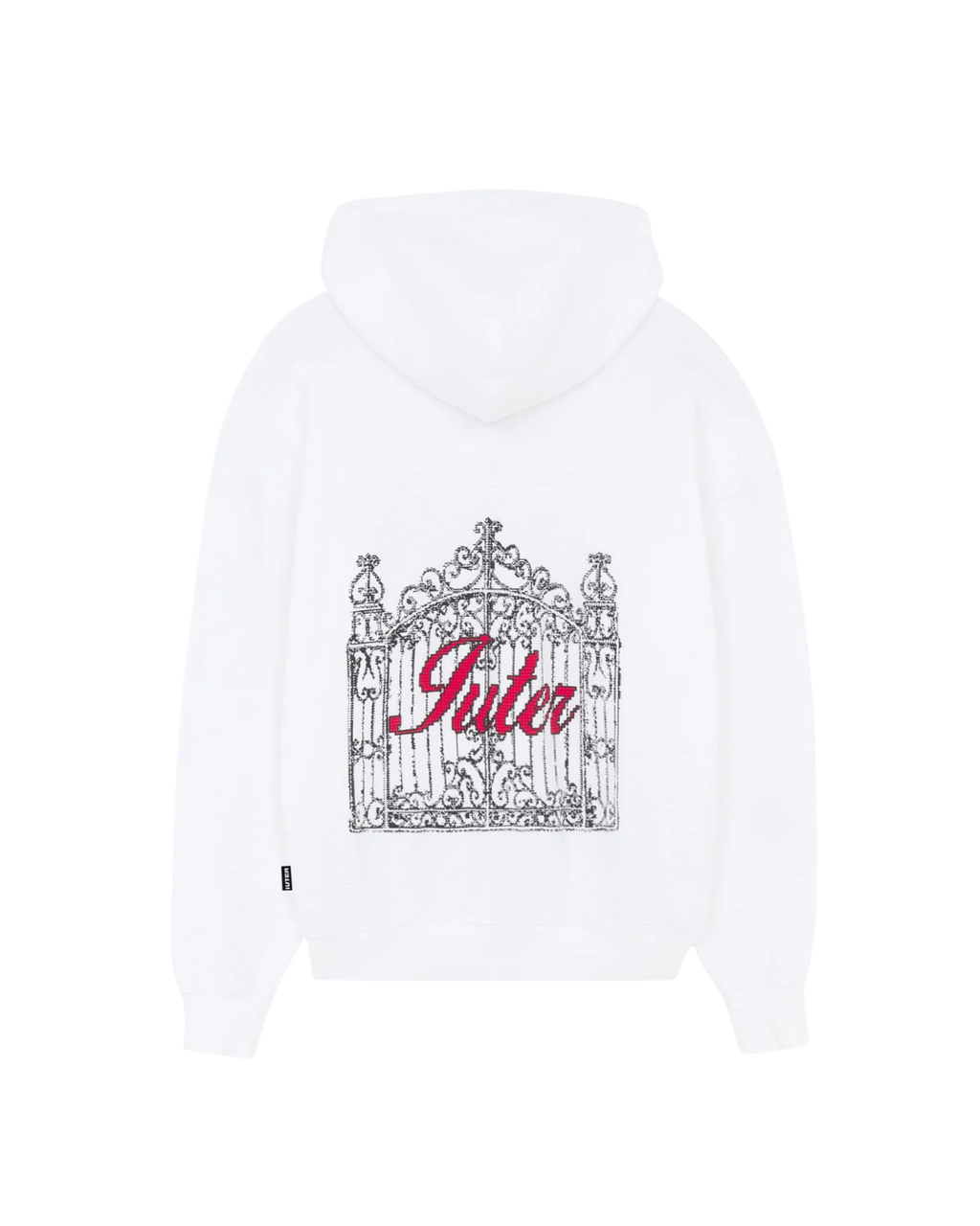 Iuter - Gate Waffle Zip Hoodie - Bianco