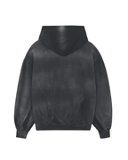 Iuter - Label Marble Hoodie - Marble Black