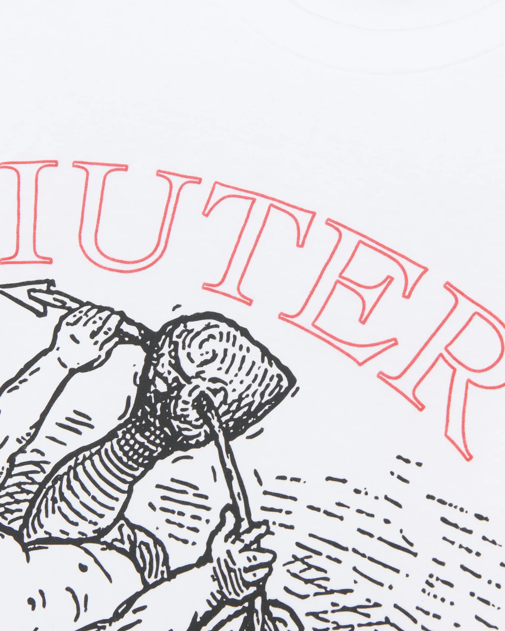 Iuter - Damage Tee - Bianco