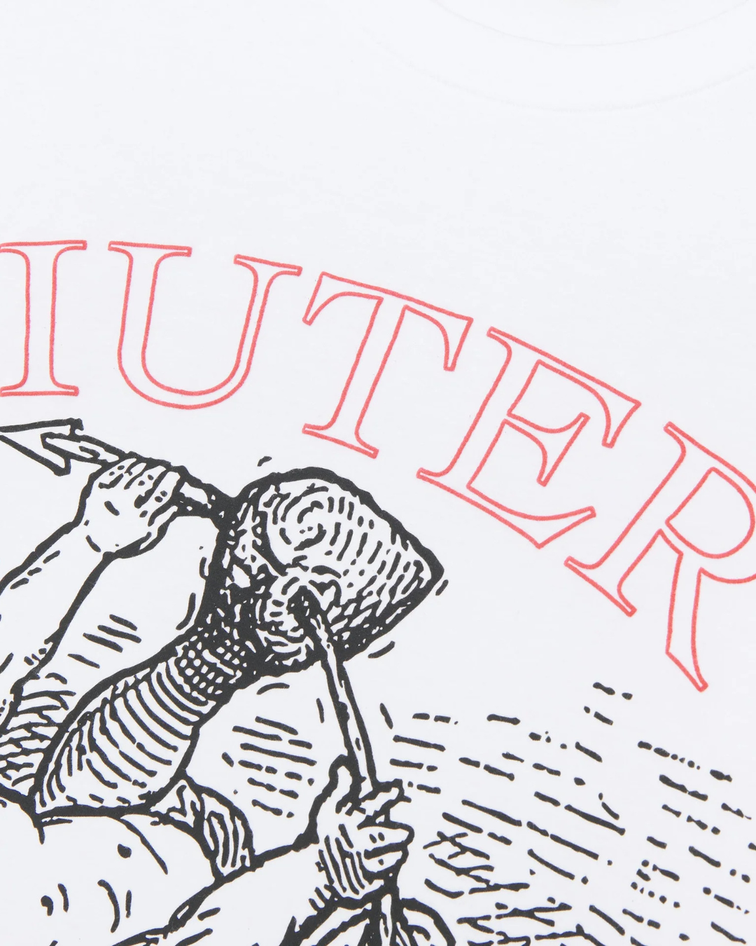Iuter - Damage Tee - Bianco