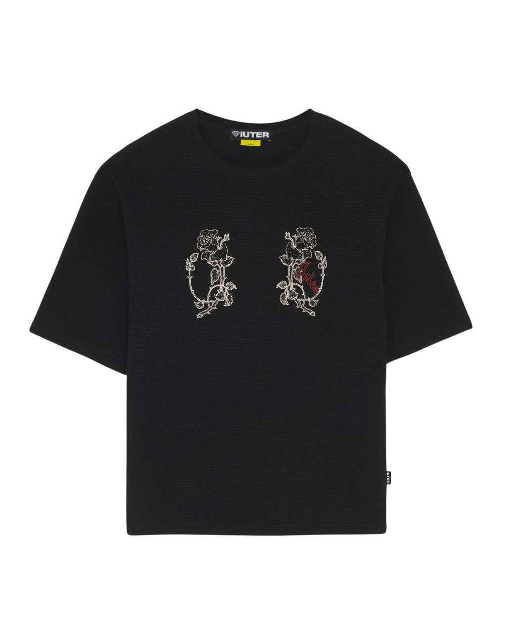 Iuter - Gate Waffle Tee - Nero