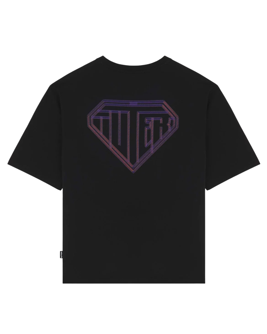 Iuter - Stitch Logo Tee - Nero