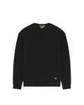 Iuter - Label Ribbed LS Tee - Nero