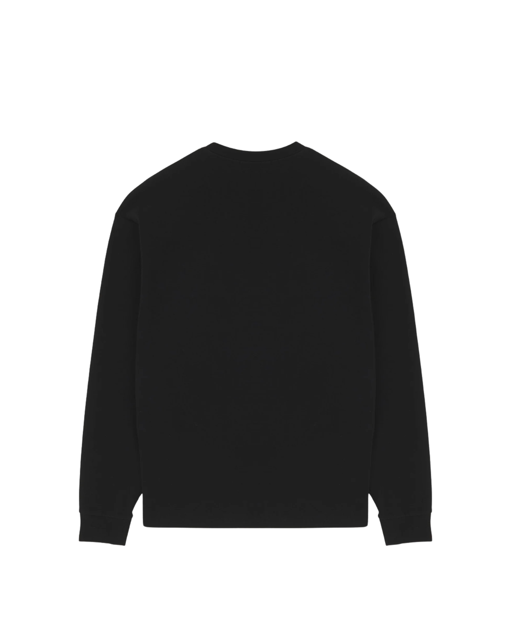 Iuter - Label Ribbed LS Tee - Nero